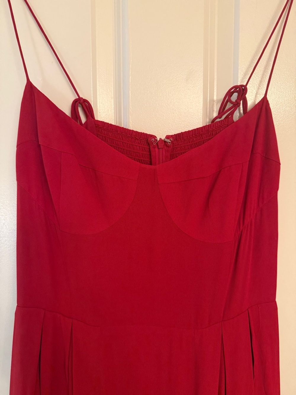Reformation Jaelyn Red Midi Dress - size 12 - Worn Once! - Picture 8 of 12